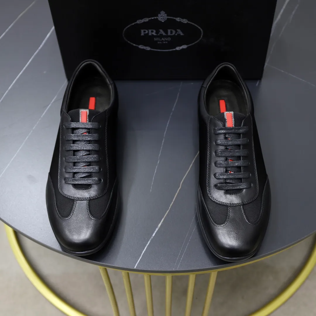 Factory price: 600💰Top original order Brand: PRADA (Prada) Standard code: Men's size 38/44 (45 can be customized) Grade: Same as the official website Material: Original cowhide surface, cowhide lining, original wear-resistant soft outsole Style category: casual sports shoes, young fashion, European and American trends, British style Color: actual picture color